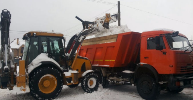 Уборка и вывоз снега в Томске